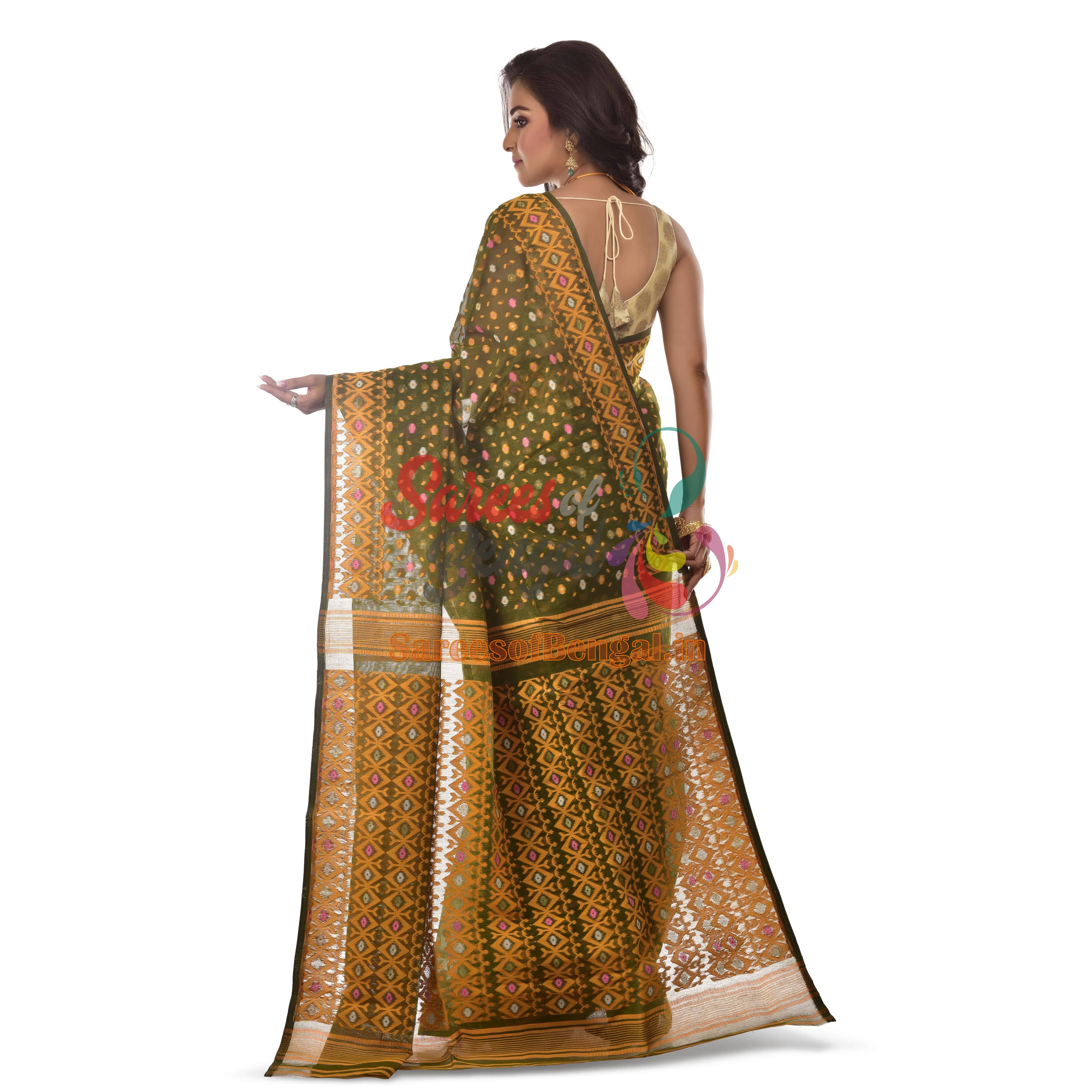 Bengal Traditional Jamdani Saree