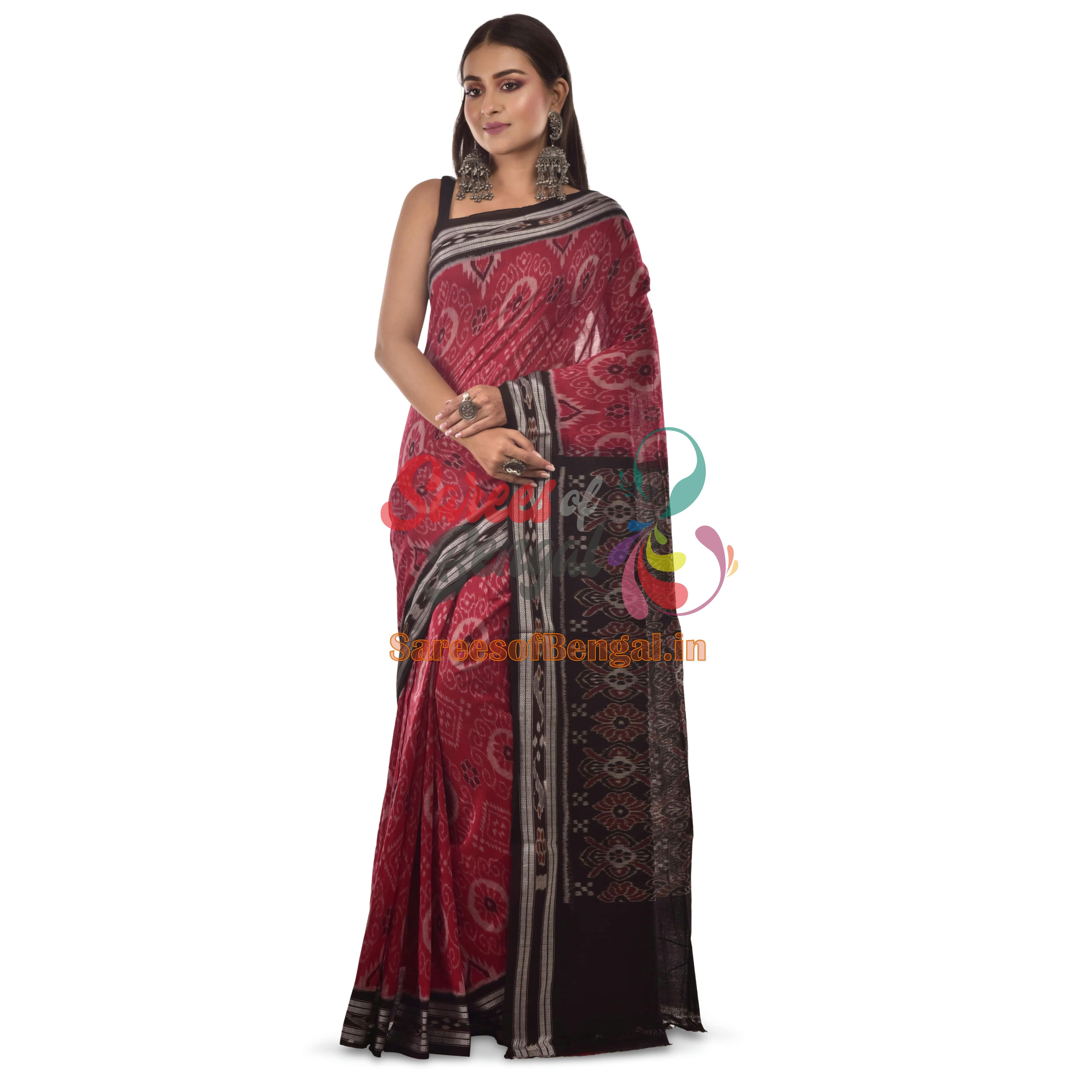 Pure Cotton Odisha Ikkat Saree